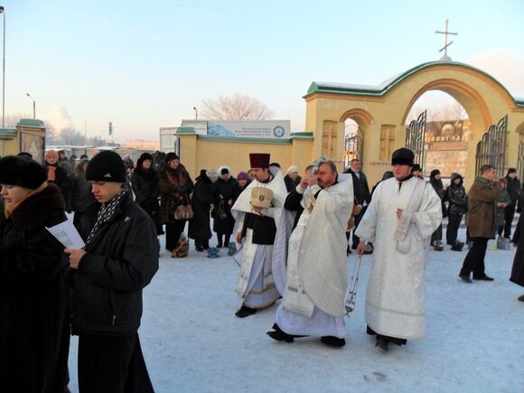 Праздник Крещения в Свято-Николаевском соборе 2011 год