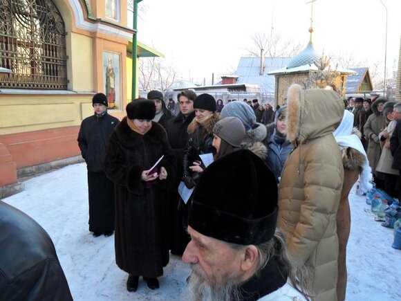 Праздник Крещения в Свято-Николаевском соборе 2011 год