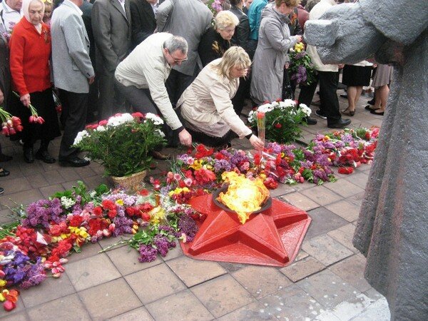 Празднование Дня Победы в Алчевске, 2014 год